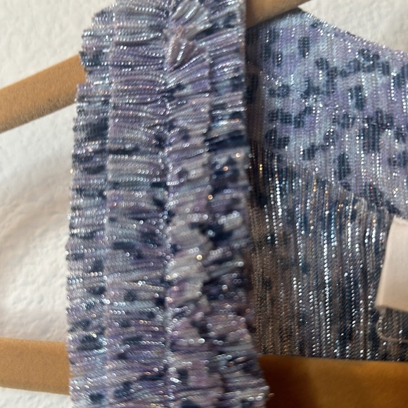 Anthropologie Sparkly Tank Top 1X NWT - Picture 5 of 7